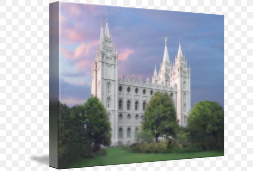 Salt Lake Temple Art Canvas Painting Printmaking, PNG, 650x554px, Salt Lake Temple, Art, Art Museum, Artist, Building Download Free