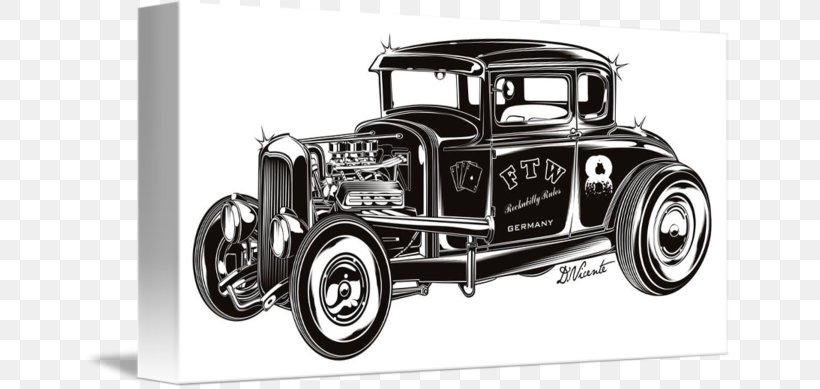 Antique Car Hot Rod Vintage Car CorelDRAW, PNG, 650x389px, Antique Car, Art, Automotive Design, Automotive Exterior, Black And White Download Free