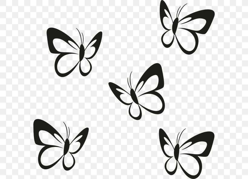 Butterfly Wall Decal Sticker Paper Partition Wall, PNG, 600x593px, Butterfly, Adhesive, Arthropod, Artwork, Black And White Download Free