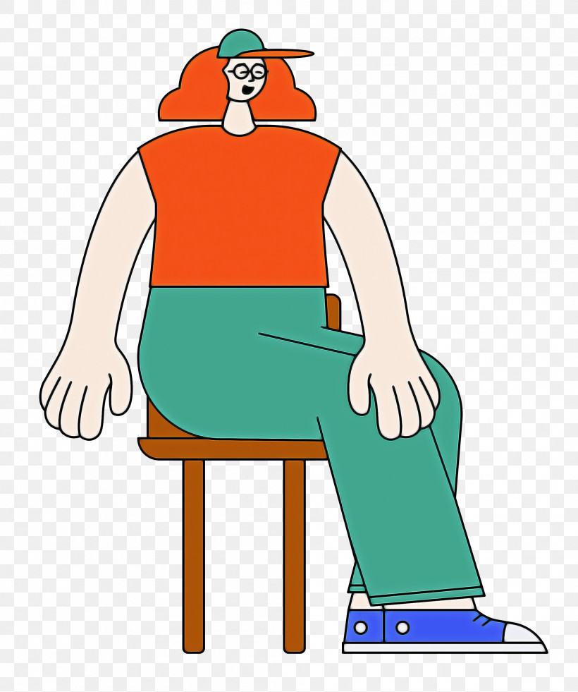 Cartoon Character Joint Chair H&m, PNG, 2088x2500px, Sitting, Area, Behavior, Cartoon, Cartoon People Download Free