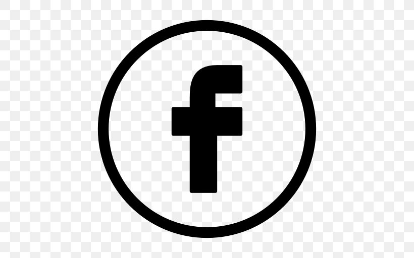 Facebook Logo, PNG, 512x512px, Facebook, Area, Black And White, Brand, Button Download Free