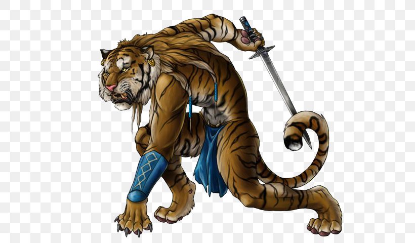 Summoners War: Sky Arena Tiger Rakshasa Fantasy, PNG, 640x480px, Summoners War Sky Arena, Big Cats, Carnivoran, Cat Like Mammal, Fantasy Download Free