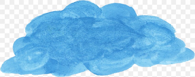 Blue Watercolor Painting Drawing Aqua, PNG, 1503x594px, Blue, Aqua, Azure, Brush, Cartoon Download Free