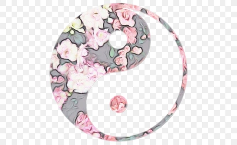 Cherry Blossom Background, PNG, 500x500px, Yin And Yang, Adolescence, Blossom, Cherry Blossom, Drawing Download Free