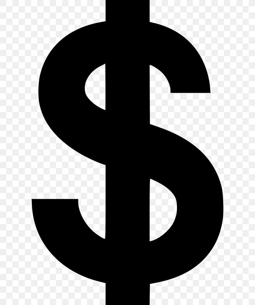 Dollar Sign Money Clip Art, PNG, 618x980px, Dollar Sign, Bank, Black And White, Cross, Currency Download Free