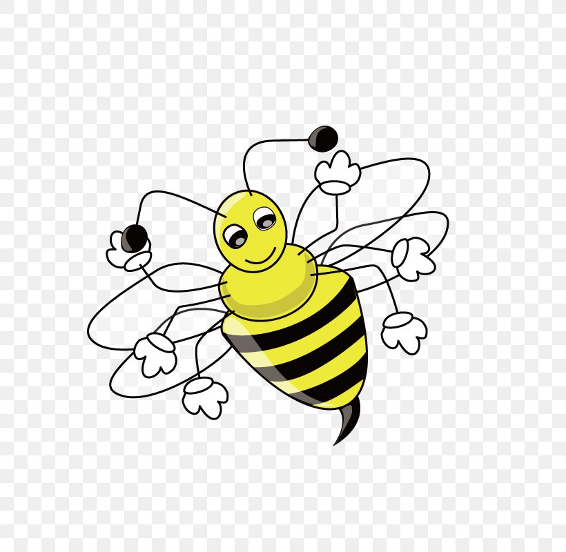 Honey Bee Hornet Clip Art, PNG, 800x800px, Bee, Art, Arthropod, Beehive, Black And White Download Free