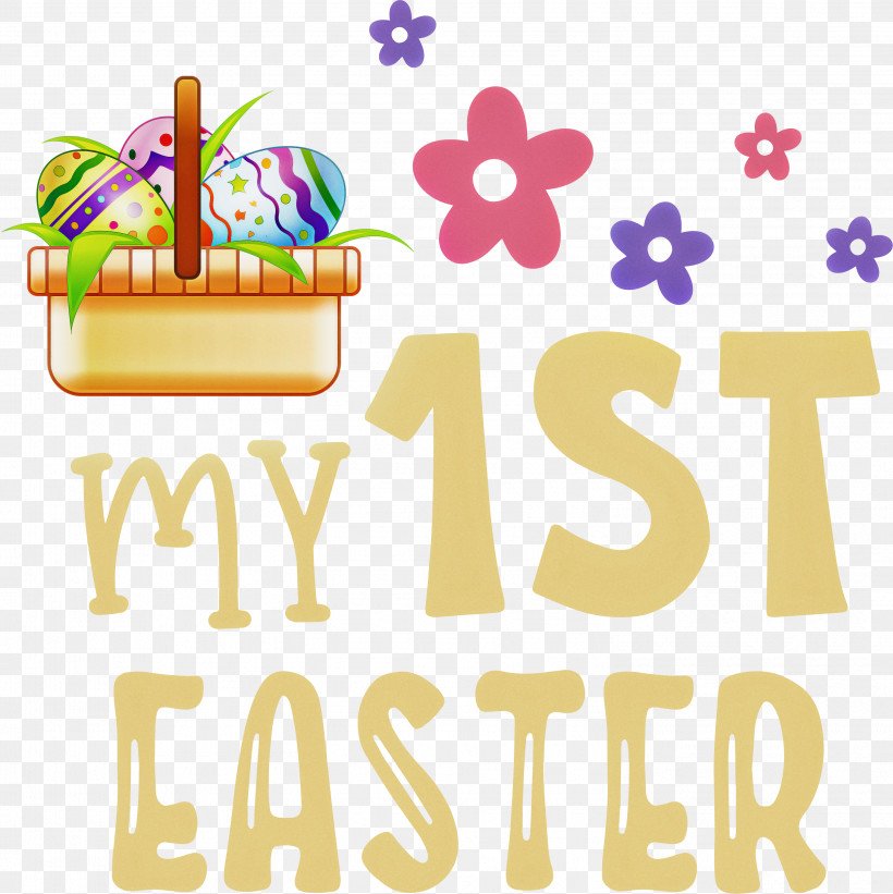 My 1st Easter Easter Baskets Easter Day, PNG, 2995x3000px, My 1st Easter, Christmas Day, Easter Baskets, Easter Bunny, Easter Day Download Free