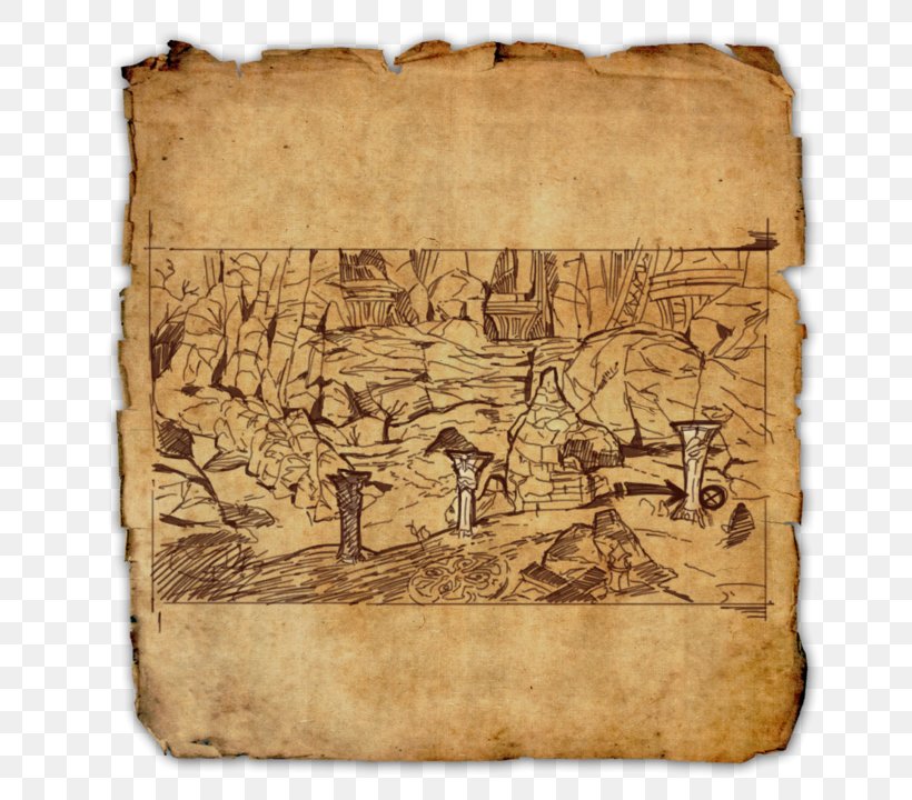 The Elder Scrolls Online Treasure Map Cyrodiil World Map, PNG, 720x720px, Elder Scrolls Online, Buried Treasure, Carving, Cyrodiil, Elder Scrolls Download Free