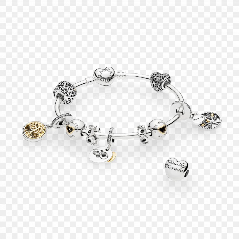 Charm Bracelet Earring Pandora Jewellery, PNG, 3500x3500px, Bracelet, Bead, Body Jewelry, Charm Bracelet, Charms Pendants Download Free