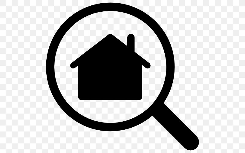 House Home Inspection Real Estate, PNG, 512x512px, House, Apartment, Area, Black And White, Building Download Free