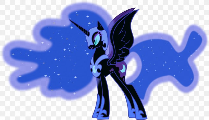 Princess Luna Moon Nightmare My Little Pony: Friendship Is Magic Fandom, PNG, 1024x593px, Princess Luna, Art, Blue, Cobalt Blue, Description Download Free