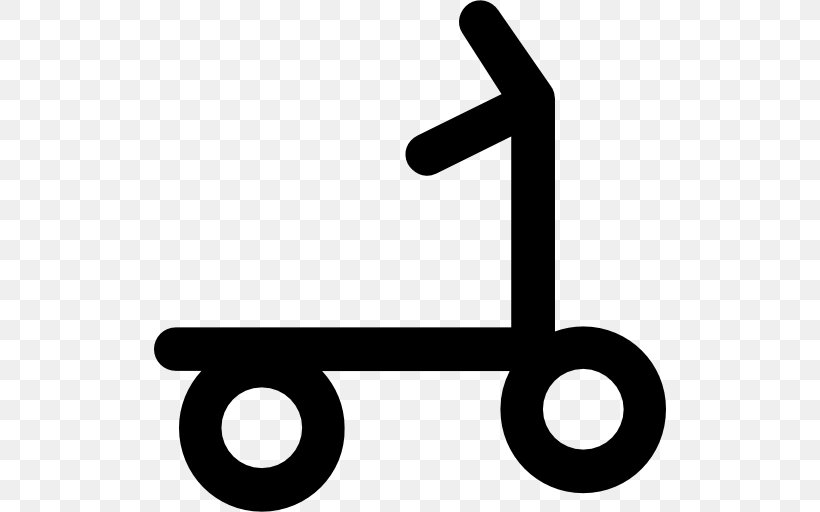 Scooter Clip Art, PNG, 512x512px, Scooter, Area, Black And White, Motorcycle, Symbol Download Free