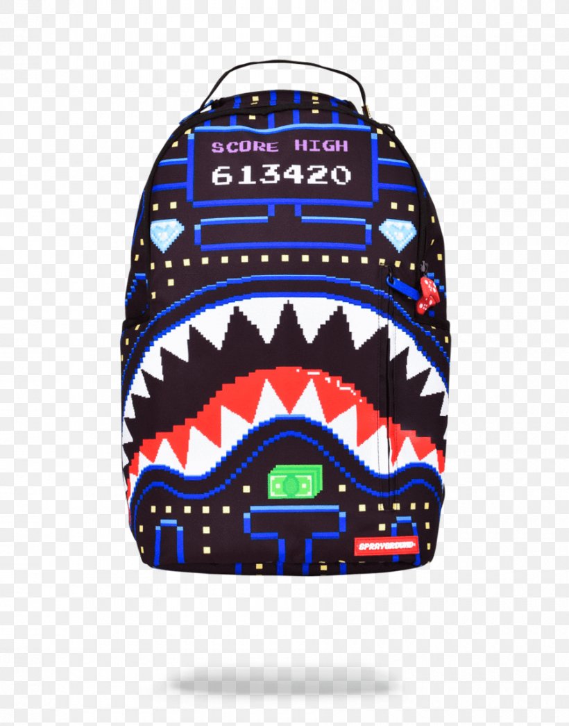 Backpack Landing Gear Arcade Game Shark Zipper, PNG, 900x1148px, Backpack, Arcade Game, Bag, Brand, Cobalt Blue Download Free
