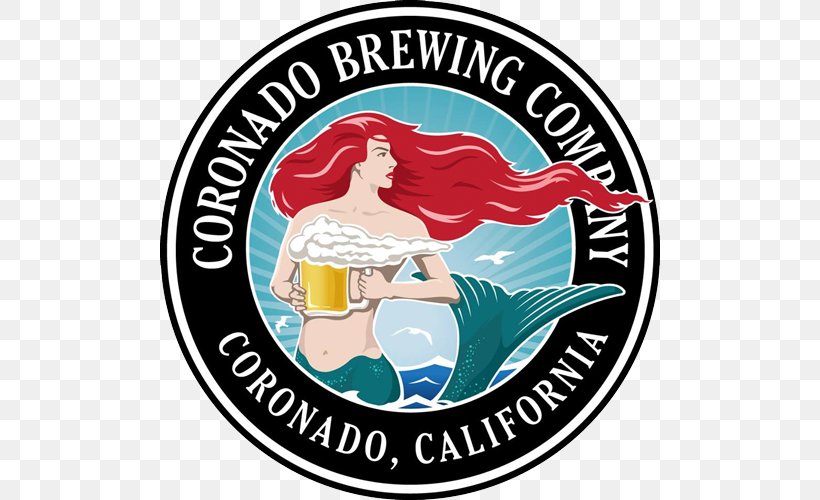Beer Coronado Brewing Company San Diego Tasting Room Logo, PNG, 500x500px, Beer, Beer Brewing Grains Malts, Brand, Brewery, Coronado Download Free