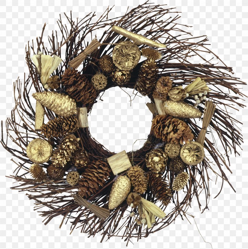 Conifer Cone Christmas Decoration Christmas Ornament Wreath, PNG, 3829x3841px, Conifer Cone, Advent Wreath, Christmas, Christmas Decoration, Christmas Ornament Download Free