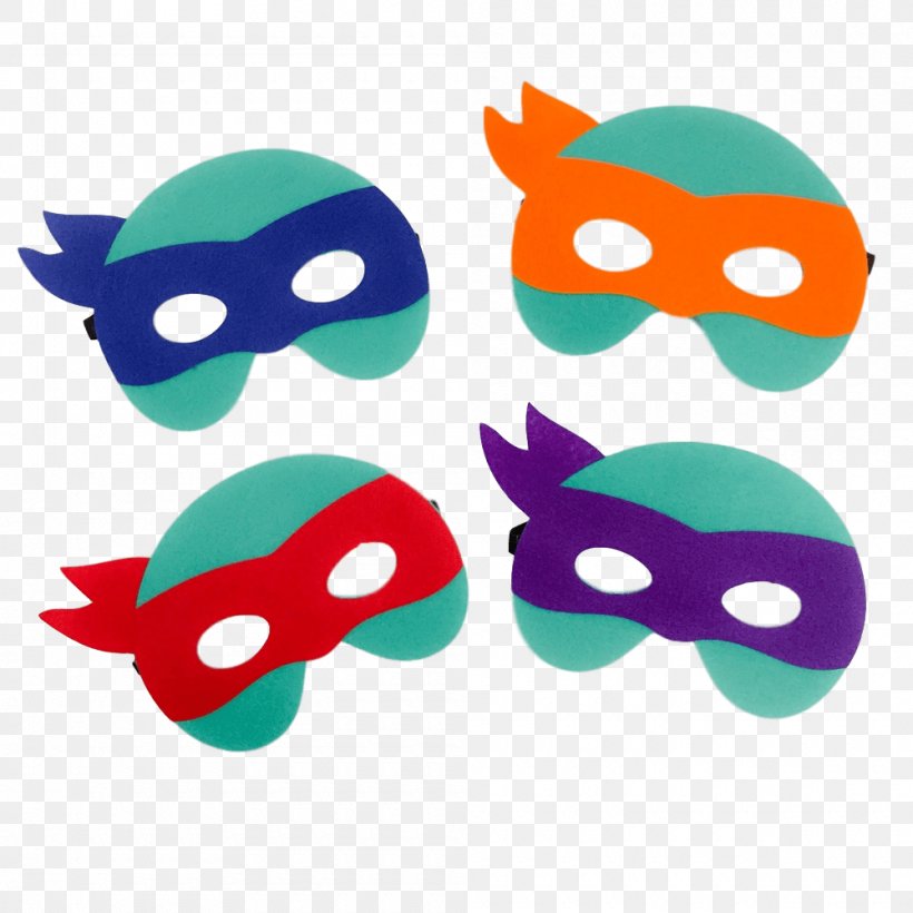 Mask Teenage Mutant Ninja Turtles Leonardo Raphael, PNG, 1000x1000px, Mask, Cartoon, Child, Costume, Headgear Download Free