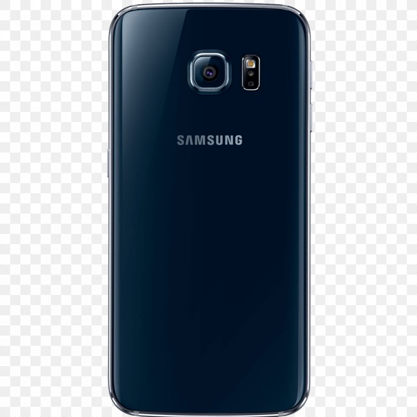 Samsung Galaxy S6 Edge 4G Telephone Smartphone, PNG, 1000x1000px, Samsung Galaxy S6 Edge, Amoled, Cellular Network, Communication Device, Electric Blue Download Free