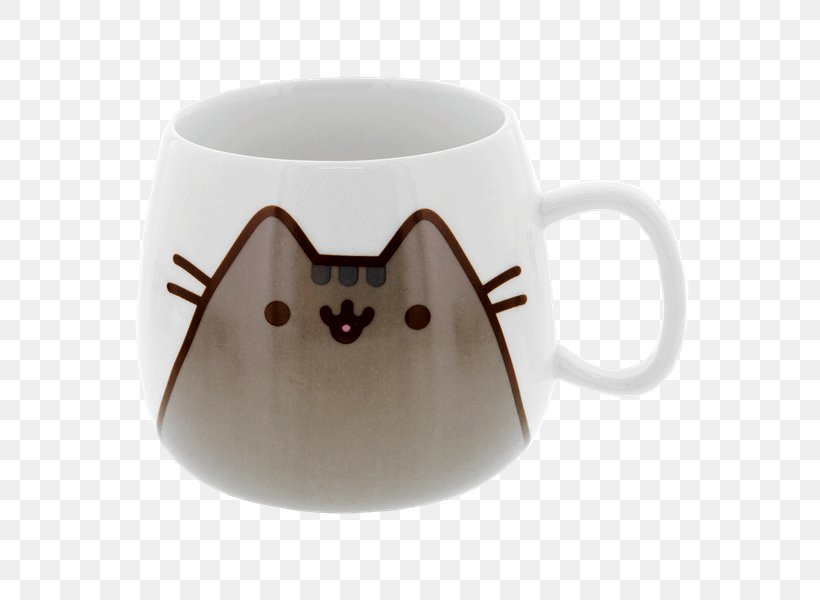 Coffee Cup Pusheen Mug Cat, PNG, 600x600px, Coffee, Cafe, Cat, Coffee Cup, Cup Download Free