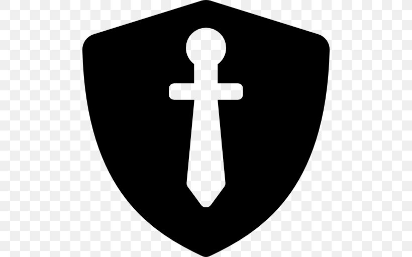 Sword Shield, PNG, 512x512px, Sword, Combat, Cross, Logo, Shield Download Free