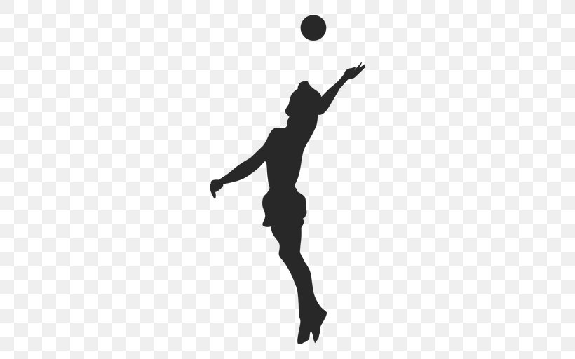 Volleyball Player Silhouette Volleyball Spiking Volleyball Jump Serve, PNG, 512x512px, Volleyball, Ball, Ball Game, Basketball, Basketball Player Download Free