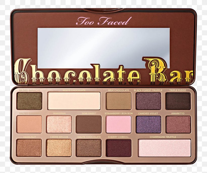 Too Faced Chocolate Bar Types Of Chocolate Eye Shadow, PNG, 1066x891px, Chocolate Bar, Chocolate, Cocoa Solids, Confectionery, Cosmetics Download Free
