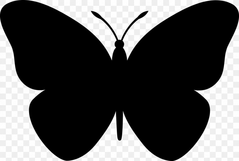 Butterfly Silhouette Stencil Clip Art, PNG, 1024x689px, Butterfly, Art, Arthropod, Black, Black And White Download Free