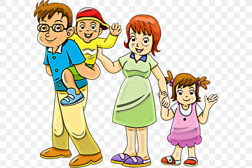 Cartoon People Social Group Child Friendship, PNG, 600x546px, Cartoon, Child, Friendship, People, Playing With Kids Download Free