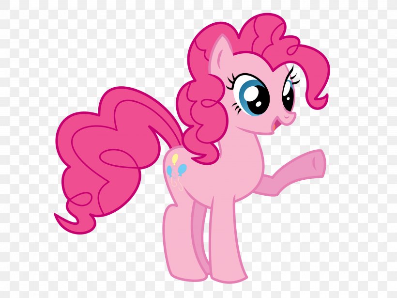 Pinkie Pie Rarity Fluttershy Applejack Twilight Sparkle, PNG, 4000x3000px, Watercolor, Cartoon, Flower, Frame, Heart Download Free