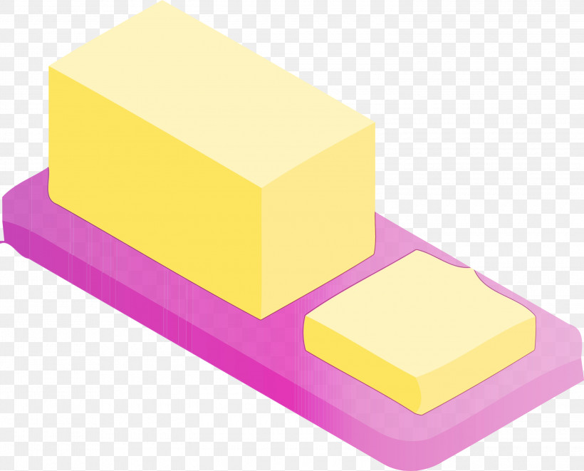 Yellow Rectangle, PNG, 3000x2421px, Butter, Food, Paint, Rectangle, Watercolor Download Free