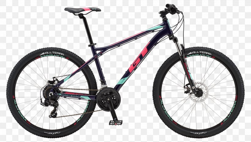 GT Bicycles Mountain Bike Cycling Hardtail, PNG, 2000x1130px, 275 Mountain Bike, Gt Bicycles, Automotive Exterior, Automotive Tire, Automotive Wheel System Download Free