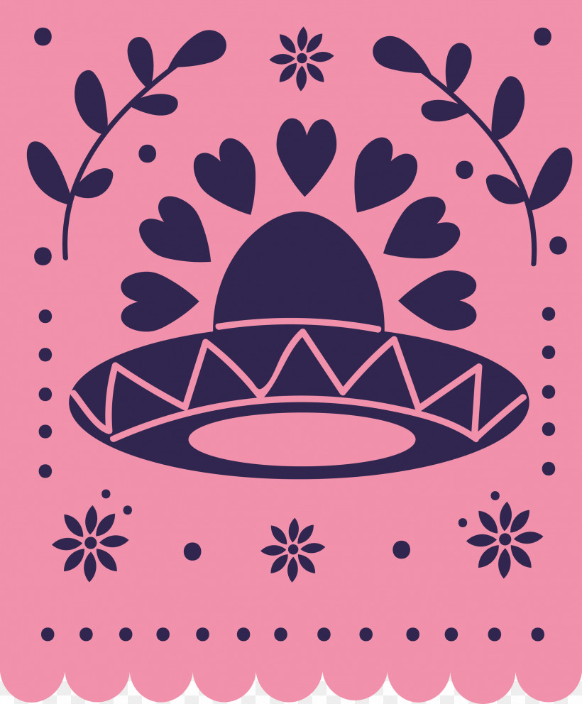 Mexican Bunting, PNG, 2478x3000px, Mexican Bunting, Cartoon, Meter, Petal, Pink M Download Free