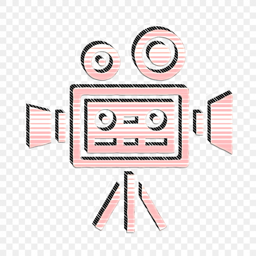 Photography Icon Cinema Camera Icon, PNG, 1130x1130px, Photography Icon, Cinema Camera Icon, Line, Pink, Technology Download Free