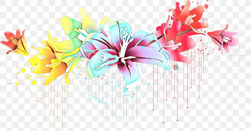 Pink Flower Cartoon, PNG, 1200x630px, Floral Design, Blossom, Computer, Flower, Flower Bouquet Download Free