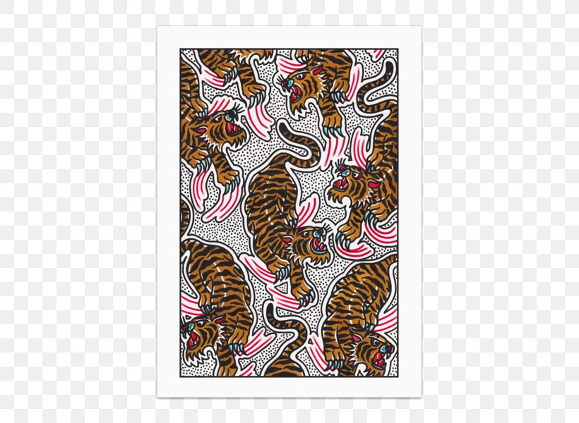 Visual Arts Printmaking Tiger, PNG, 581x600px, Art, Collective Trade Mark, Few Far, Fine Art, Organism Download Free