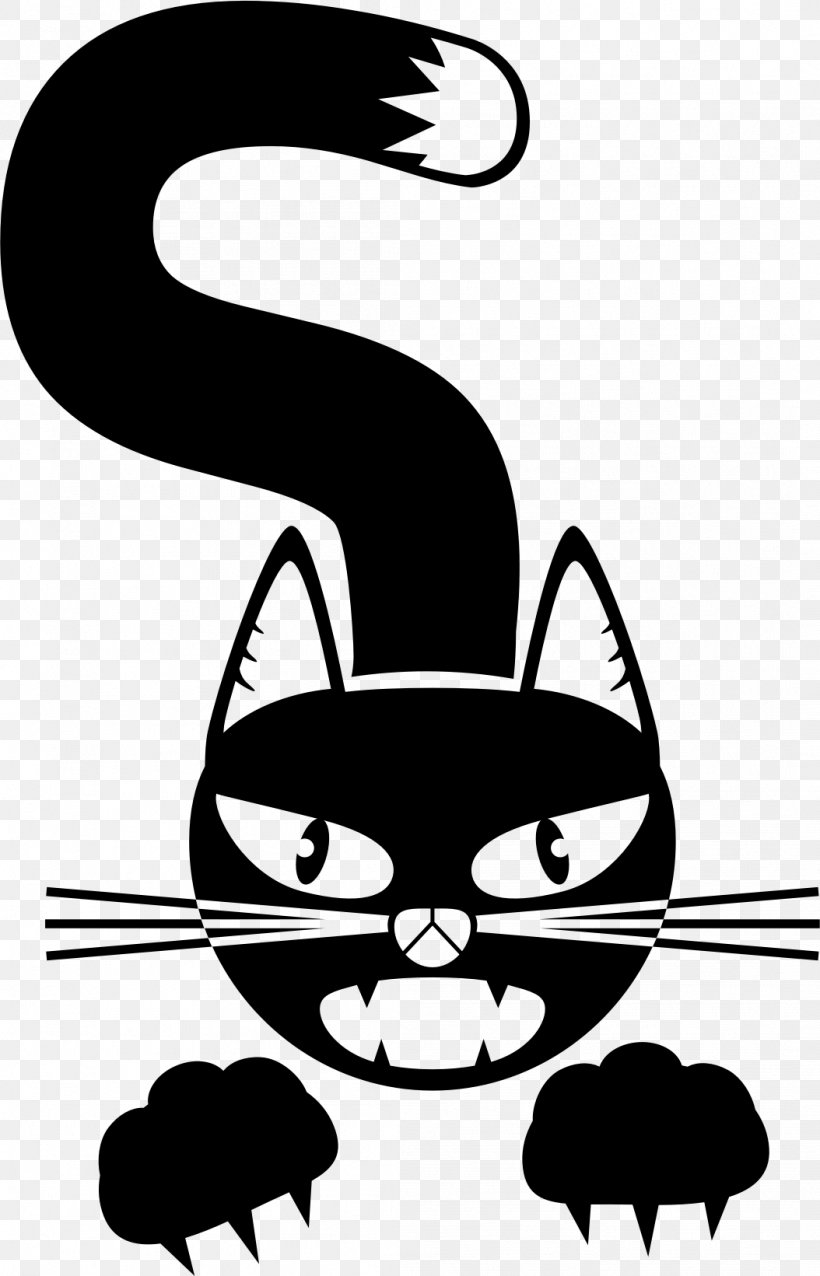 Cartoon Cat Drawing Clip Art, PNG, 1054x1641px, Cartoon, Art, Artwork, Black, Black And White Download Free