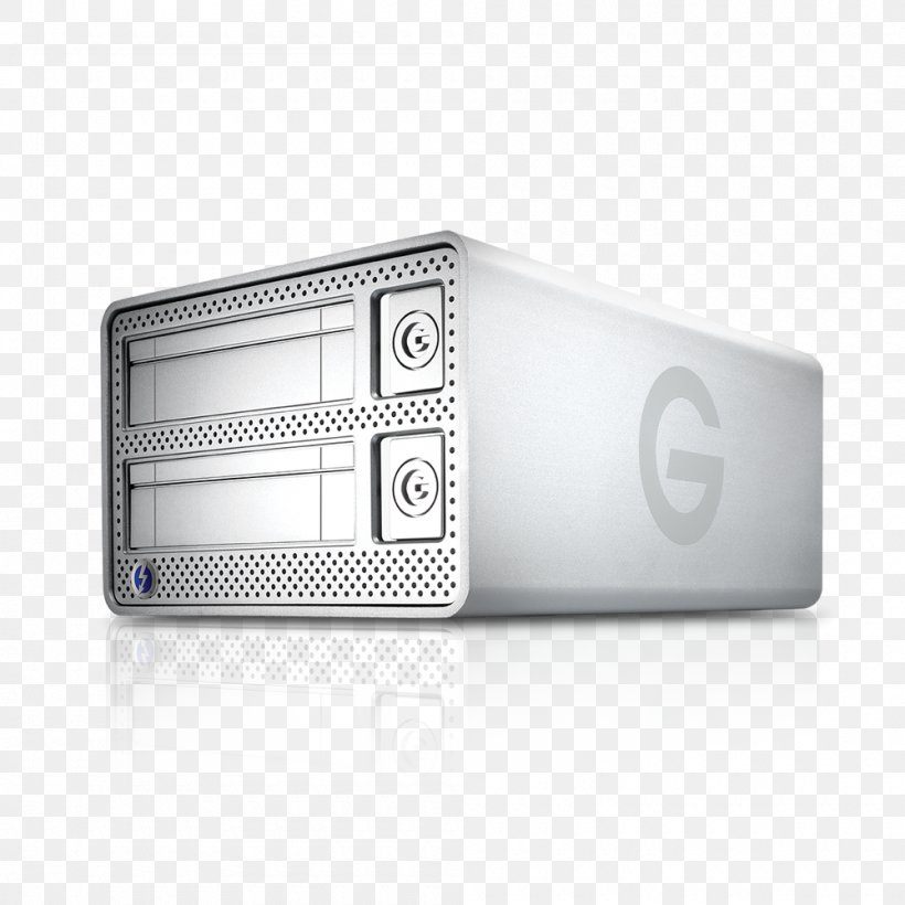Data Storage Thunderbolt Hard Drives G-Technology Disk Enclosure, PNG, 1000x1000px, Data Storage, Brand, Computer Component, Computer Hardware, Data Storage Device Download Free