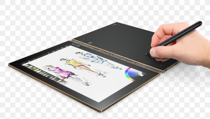 Laptop Lenovo Yoga Book ThinkPad Yoga 2-in-1 PC, PNG, 1000x568px, 2in1 Pc, Laptop, Android, Computer, Computer Accessory Download Free