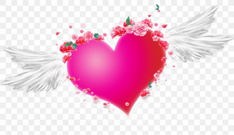 Love Heart Desktop Wallpaper Wallpaper, PNG, 2028x1173px, Watercolor, Cartoon, Flower, Frame, Heart Download Free