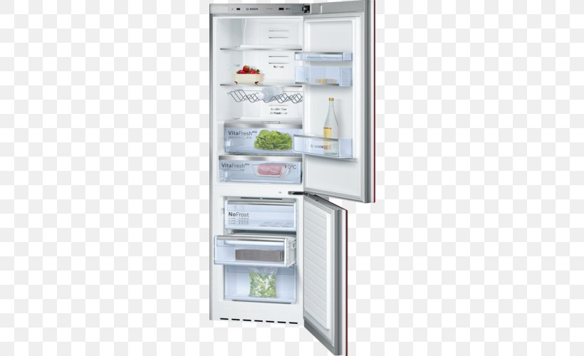 Refrigerator Bosch B10CB80NV Freezers Door Robert Bosch GmbH, PNG, 500x500px, Refrigerator, Door, Energy Star, Freezers, Glass Download Free