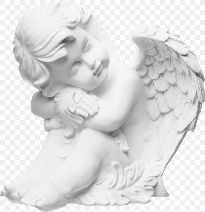 Stone Sculpture Figurine Angel, PNG, 1252x1292px, Stone Sculpture, Angel, Artwork, Black And White, Classical Sculpture Download Free