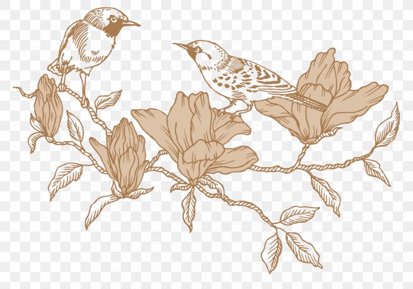 Vintage Line Drawing Bird,plant, PNG, 1191x835px, Wedding Invitation, Beak, Bird, Birthday, Branch Download Free