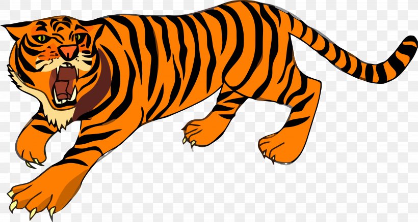 Bengal Cat Bengal Tiger Clip Art Felidae Openclipart, PNG, 4970x2652px, Bengal Cat, Animal Figure, Bengal Tiger, Big Cat, Big Cats Download Free