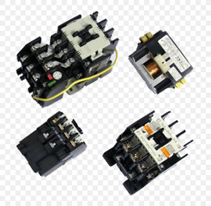 Contactor Microcontroller Electronics Magnetic Switch Electronic Component, PNG, 800x800px, Contactor, Air Conditioning, Circuit Component, Electrical Connector, Electrical Element Download Free