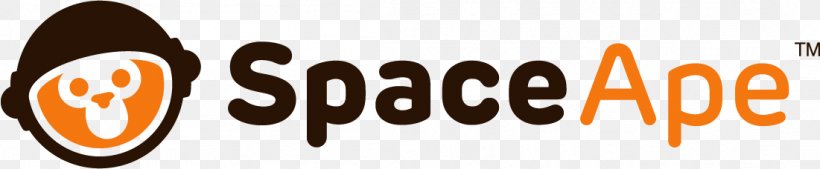 Logo Space Ape Games Brand Font Product, PNG, 1101x228px, Logo, Astronaut, Brand, Monkey, Orange Download Free