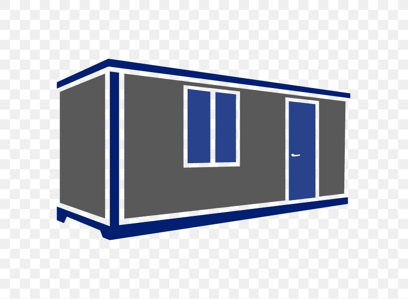 Shipping Container Bungalow White Blue, PNG, 601x601px, Shipping Container, Accommodation, Baustelle, Blue, Bungalow Download Free