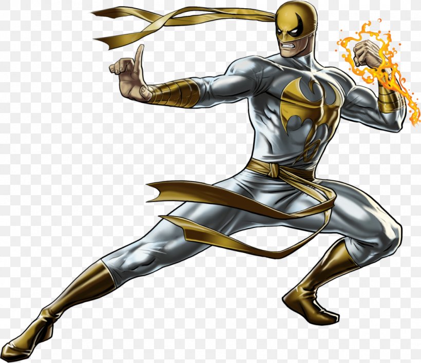 Iron Fist Marvel: Avengers Alliance Luke Cage Jessica Jones Iron Man, PNG, 1068x922px, Iron Fist, Art, Character, Comics, Costume Design Download Free