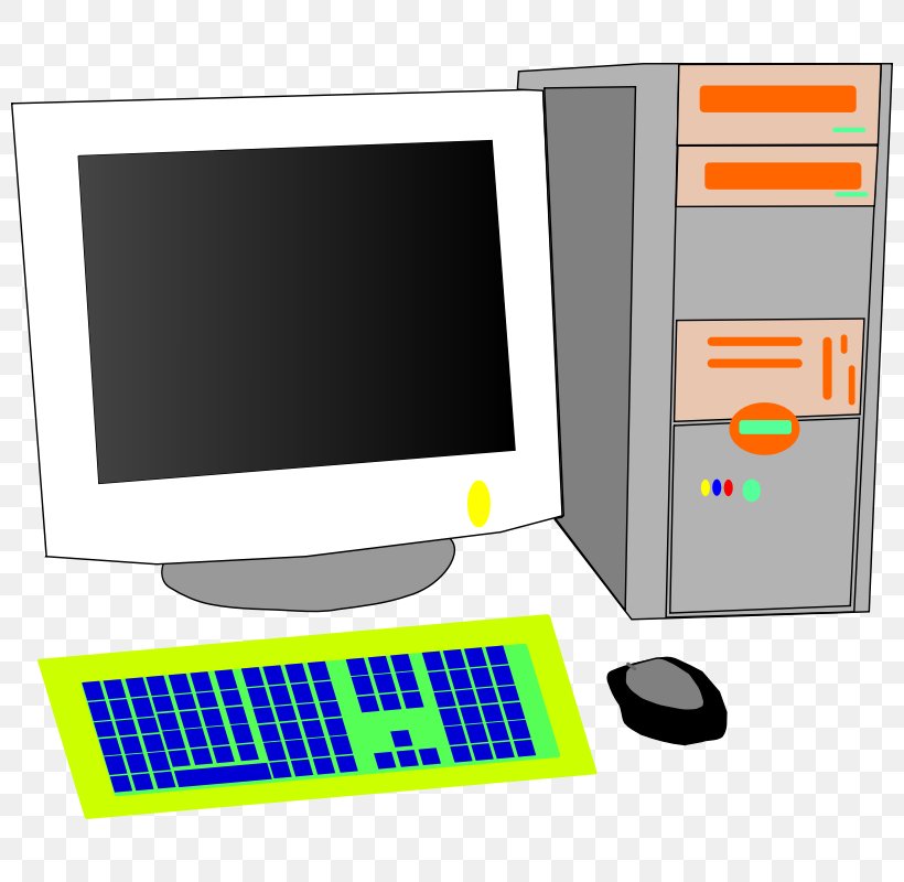 Computer Cases & Housings Computer Mouse Personal Computer Desktop Computers Clip Art, PNG, 800x800px, Computer Cases Housings, Animation, Computer, Computer Accessory, Computer Monitor Download Free