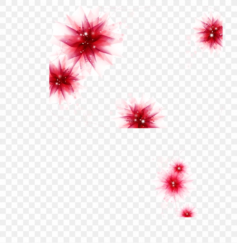 Red Flower, PNG, 1716x1761px, Cartoon, Animation, Art, Flower, Graphic Arts Download Free