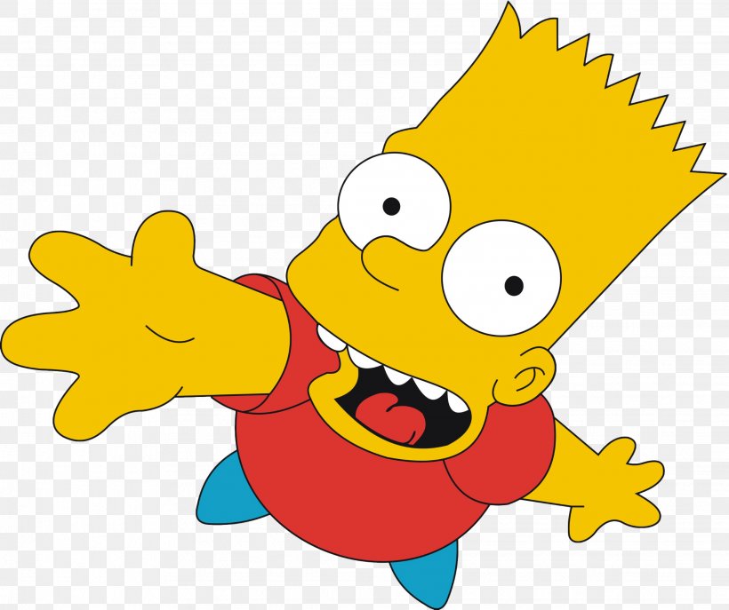 Bart Simpson The Simpsons: Tapped Out Homer Simpson Lisa Simpson, PNG, 2237x1875px, Bart Simpson, Area, Art, Beak, Drawing Download Free