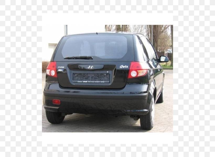 Compact Car Minivan Hyundai Getz, PNG, 800x600px, Compact Car, Automotive Tire, Brand, Bumper, Car Download Free
